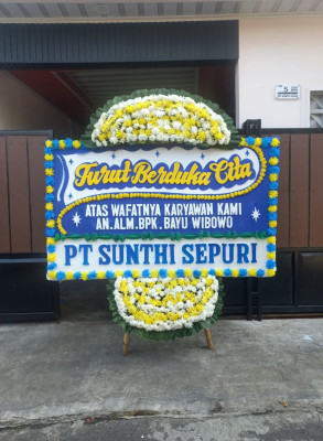 Papan Bunga Duka di Podorejo